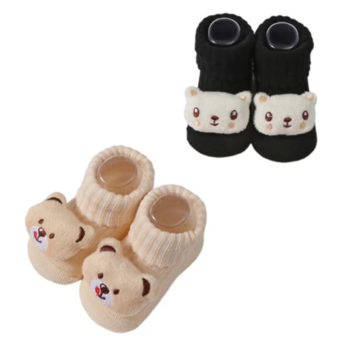 2 Pairs/3 Pairs Socks With Cartoon Pattern Baby Ankle Breathable Cotton Knitted For Stretchy Baby Footwear4