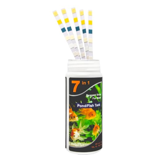 VANSUKY 7-in-1 Aquarium Test Strips 100 Strips– Water Quality Testing for Fish Tanks & Ponds, Test pH, Hardness, Carbonate, Chlorine, Nitrate, Nitrite - Image 5