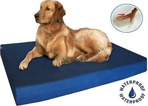 Therapeutic Memory Foam Dog Bed (Denim Blue)
