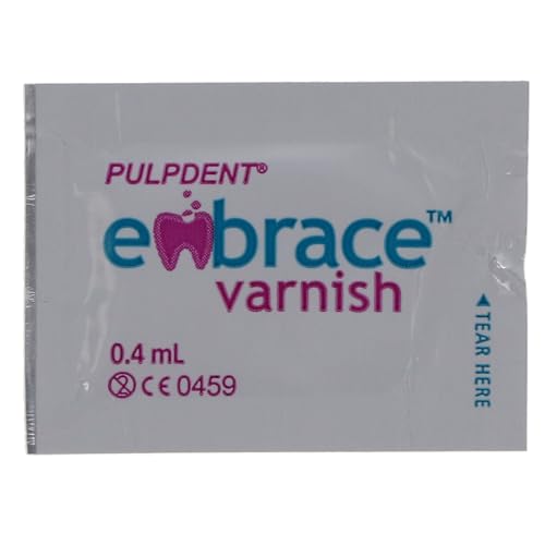 Pulpdent Corp Pulpdent FVX100 Embrace Dental Varnish Unit Does 5% with CXP 100/Pk 0.4 mL