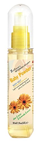 Sunflower Body Mist Temptation, polvo para bebés, 2 onzas líquidas