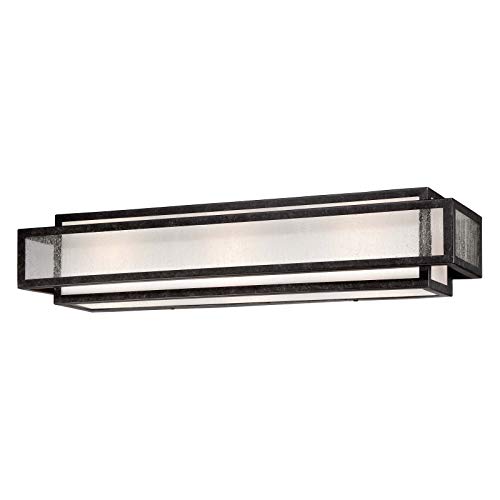 Minka Camden Square 24" Wide Charcoal Bath Light