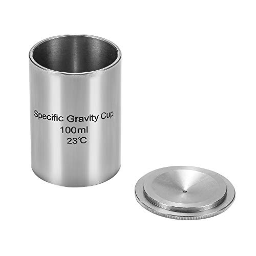 Copa de gravedad específica CGOLDENWALL 100 ml acero miniatura 5