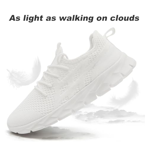 Men Slip On Running Shoes Lightweight Breathable Tennis Gym Sneakers Cushioned Sports Comfort for Walking Training Leisure Design4