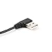 USB to Barrel Cable USB to 5.5mm/2.1mm Angled 5V DC Power Cable (Right Angled