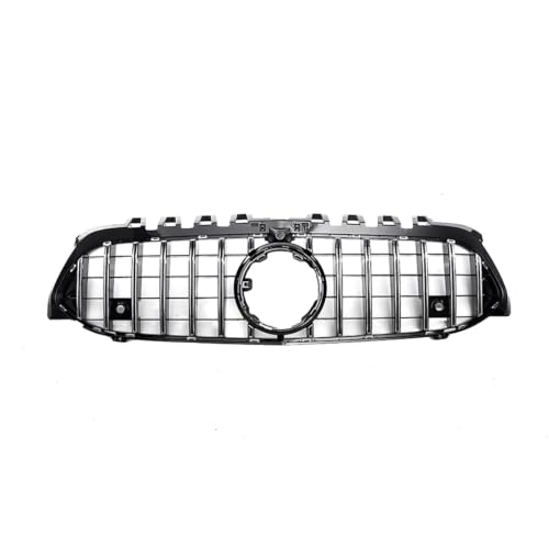 Calandre de pare-chocs W177 GT double barre argent compatible caméra Classe A
