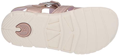 Stride Rite Girl's Clary Memory Foam Adjustable Width Buckle Sandal4