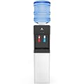Avalon A2 Top Loading Cooler Dispenser, Hot & Cold Water, Child Safety Lock, Innovative Slim Design, Holds 3 or 5 Gallon Bottles-UL/Energy Star Approved, 3-5 galons, White