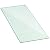 Landical 16" x 24" Rectangle Clear Tempered Glass Table Top 3/8" Thick Eased Corners Clear Tempered Top Patio Table Replacement with 10 Anti Slip Pads for Kitchen Coffee Dining Table