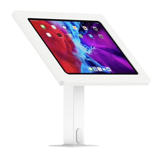 VidaMount White Enclosure and Rotating & Tilting Desk/Table Mount [Bundle] Compatible with iPad Air 13