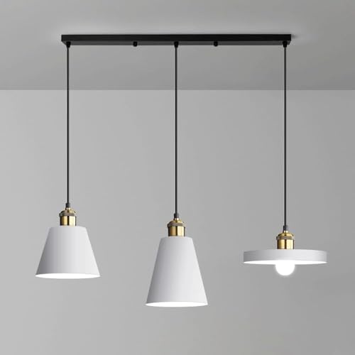 Lámpara colgante cluster de metal E27 ajustable para techo de cocina