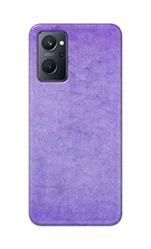 Image of Plain Purple Hard Back Case Cover for Realme 9i Back Cover -(J5) VNS2226