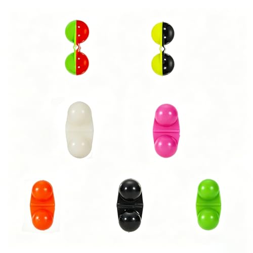 70 piezas ABS colores con sonajero para pesca miniatura 1