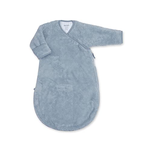 BEMINI Slaapzak 1-4 maanden Softy + jersey tog 2 steenblauw - Afbeelding 3