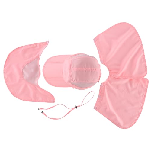Image of Connectyle Men's Foldable Baseball Sun Cap with Removable Face Mask Neck Flap Cover UPF 50+ Sun Protection Fishing Hiking Hat