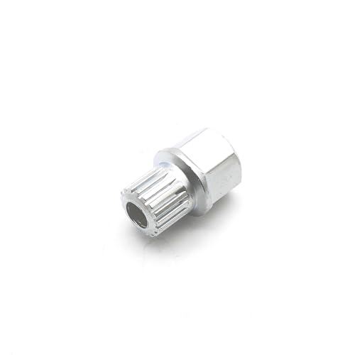 Image of TEMO 62 /17Pt Wheel Lock Lugnut Anti-Theft Lug Nut Screw Removal Key Socket S3057 for Vw Audi