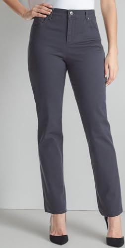 image for Gloria Vanderbilt Women's Amanda Classic Tapered Jean (Grey Twilight, 