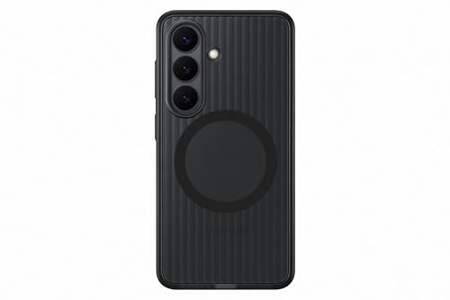 Image of Samsung Galaxy S26 Rugged Magnet Phone Case, Scratch Resistant, Raised Edges, Comfortable Safe Grip, Black
