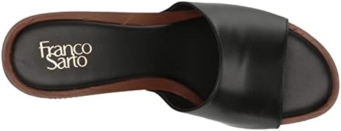 Franco Sarto womens Capriclog3 Slide Sandal, Black, 6.5 US | Image 4