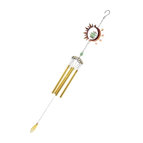 BESPORTBLE Eisen-Windspiel Hängend Metall Glocke Garten Windspiel-Dekoration Ornament Für Terrasse Schlafzimmer Zierde