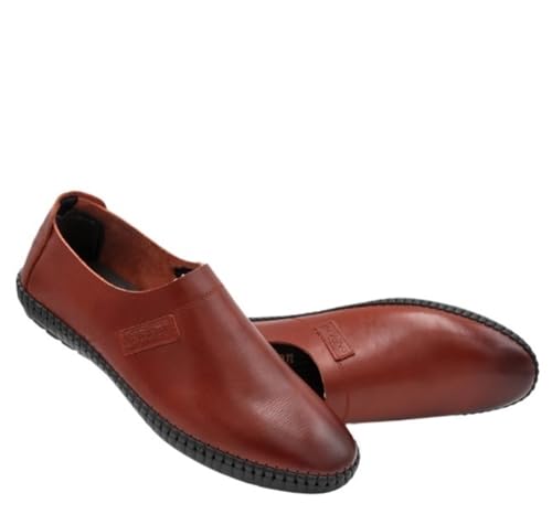 Men's Slip on Loafers Dress Shoes Anti-Slip Business Oxfords for Traveling Driving Office and Work3