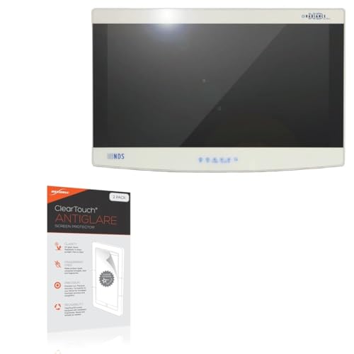 BoxWave Screen Protector Compatible with NDS Radiance FHD Surgical LCD Monitor (26 in) - ClearTouch Anti-Glare (2-Pack), Anti-Fingerprint Matte Film Skin