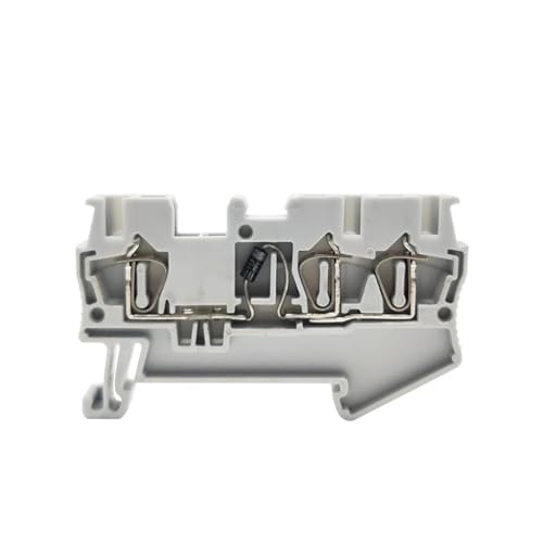 Diode Spring Terminal Block 2.5mm² Wire 10Pcs 1N4007 1A/1200V ST 2.5/STTB 2.5-DT ST2.5-TW/QU-DT DIN Rail Connector(ST 2.5-TW-DT)
