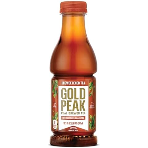 Gold Peak Tea, Unsweet Tea, 18.5 fl oz Cover