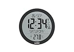 Youshiko Large 20cm Radio Controlled Wall Clock (UK & Ireland Version/Premium Quality/Clear Display), Large Round, Temperature display