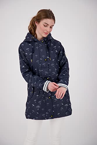 Chubasquero impermeable Ankerglut para mujer con capucha y forro térmico de entretiempo 6