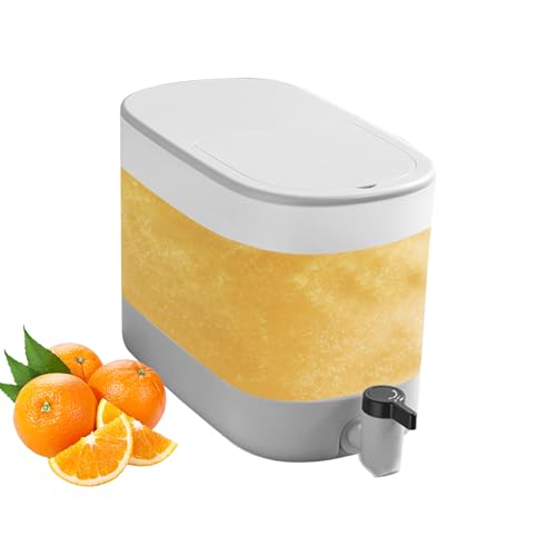 Dispensador de agua para, hervidor frío sellado de 4 litros con tapa, hervidor de agua fría sellado, de frutas, jarra de limonada para agua de