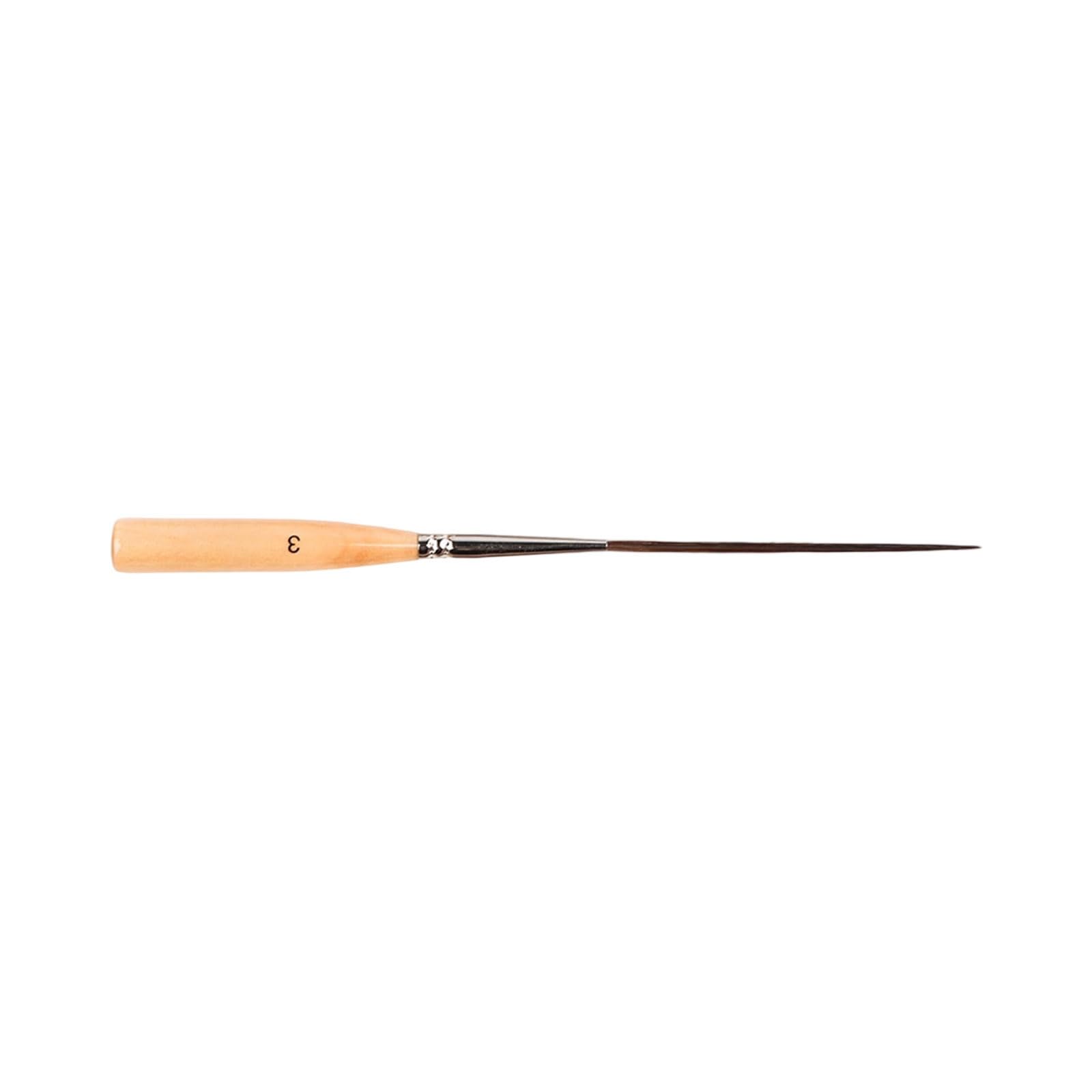 Tip Detail Paint Brush Wooden Handle Miniature Brush Artist Art Painting Tool for Oil Acrylic Watercolor Gouache Detail Paintbrush