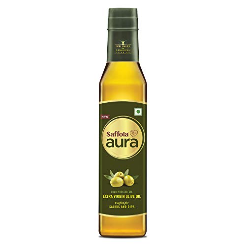 Saffola Aura Extra Virgin Olive & Flaxseed Oil, 250 ml