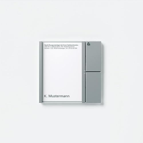 Preisvergleich Produktbild TASTENMODUL 1 RUFTASTE SIEDLE TM 611-01 SM