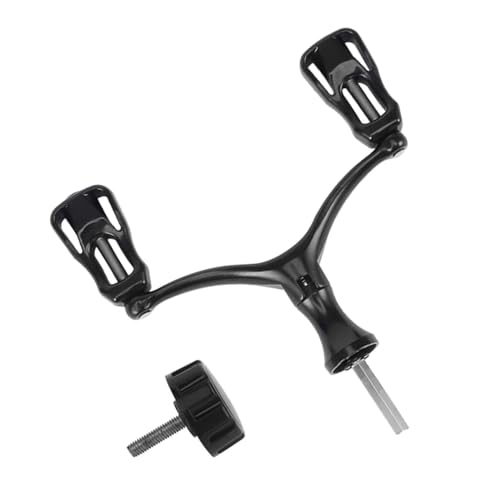 Vdaxvme Fishing Reel Double Arm Handle Grip Aluminum Alloy Arm Double-end Handle Grip for 1000-4000 Model