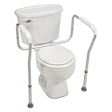 Healthstar Toilet Safety Rail, Aluminum Toilet Safety Frame for Elderly, Weak Stability and Those with Limited Mobility