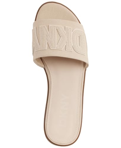 Image of DKNY Women's Willow Flat Slide Sandal With Logo