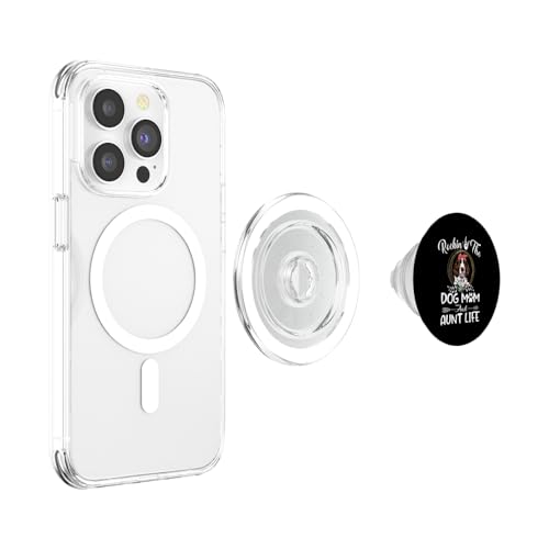 English Springer Spaniel Rocking The Dog Mom and Tante Life PopSockets PopGrip pour MagSafe – vue 3