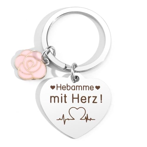 GuardiaTech Hebamme Geschenk Dankeschön Schlüsselanhänger Kollegin Weihnachtsgeschenke Männlich Krankenschwester Geschenke