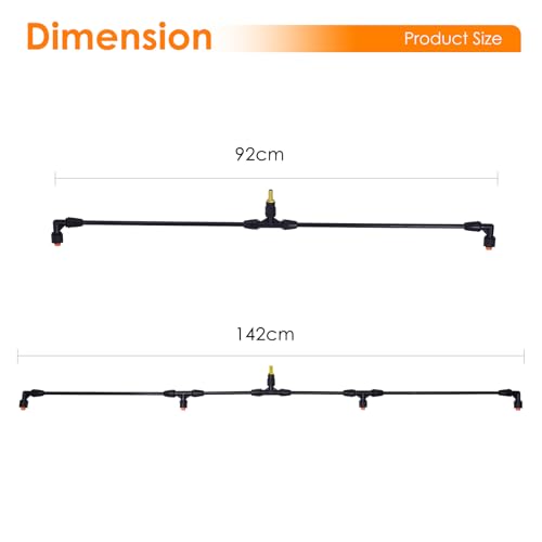 4-Nozzle Poly Boom Wand with 3/8