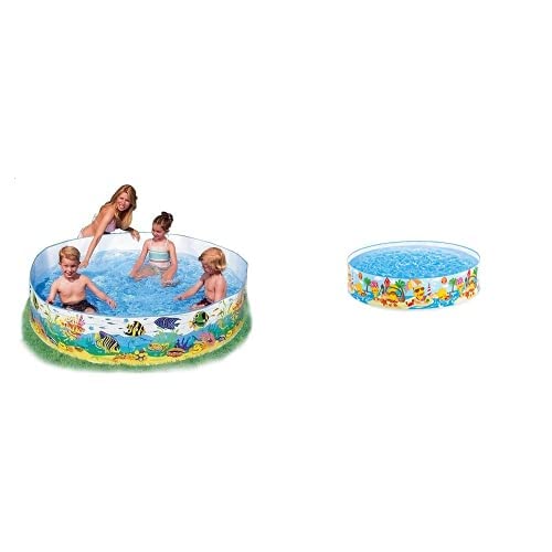 Intex - 58461NP Underwater Fun Swimming Pool- 6 Feet&Intex Snapset Water Pool - 4 Feet-image-48