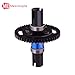Mesimsple Enhanced Version 50t Center Differential Diff Locker Spool & 17T Pinion Gear Arrma 1/7 Felony Infraction Limitless Mojave 6S Diff Locker 1/8 Kraton Outcast Notorious Talion 6s Series Blue