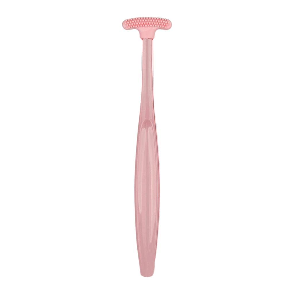 Food Grade Silica gel Tongue Scraper Tongue Cleaner Brush Oral Care Pink|Clothing Shoes & Accessories | Uniforms & Work Clothing | Hats