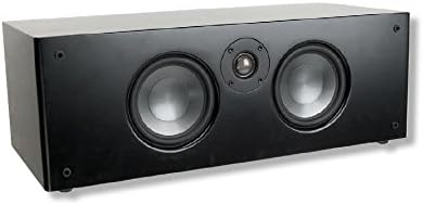بزاوية view of the Niles HDLCRbx speaker, showing its black finish and compact bookshelf design.