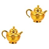 Carafe à vin dorée : 🍵 ☕ 🥛 ✦➩✦➩ ce pot à offrandes n'est pas un pot pratique, mais aussi une délicate décoration de table. bouilloire à thé cafetière turque théière vintage en acier inoxydable avec passoire restaurant servant une bouilloire à thé au lait de style européen pour la maison utilisation pichet doré pichet à eau