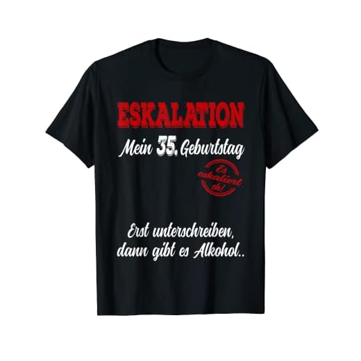 Libro de visitas para fiesta de 35 cumpleaños, diseño de hombre y mujer Camiseta