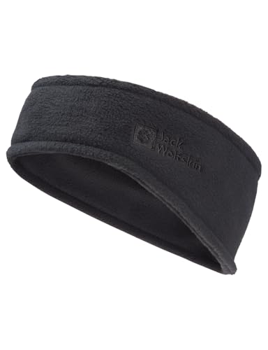 Jack Wolfskin Unisex Vertigo Headband Winter Stirnband, Schwarz, Einheitsgröße EU