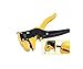 JF-XUAN Household multifunctional Suitable for Home Repair, That is, Outdoor Industrial Maintenance 6.5-inch Multi-Function Eagle Mouth Stripping Pliers Set, (Color : Jaune Noir, Size : 6.5 inch) Plie