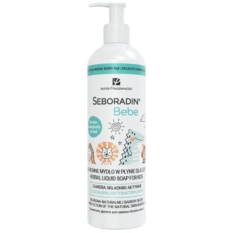 Seboradin Clean BEBE Protective Liquid Soap, Antibacterial, Thyme Oil Orange Oil and D-Panthenol, Relieves Irritation, Hygiene and Protection, Suitable for Children from 3 Years, 200 ml Cover