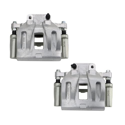 Image of TRQ Front Brake Caliper Set Compatible with 2012-2021 Chrysler 300 2017-2021 Dodge Challenger Charger